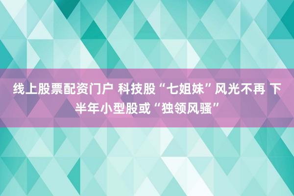 线上股票配资门户 科技股“七姐妹”风光不再 下半年小型股或“独领风骚”
